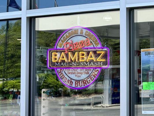 Bambaz signage