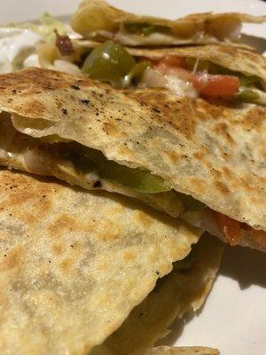 Shrimp quesadilla