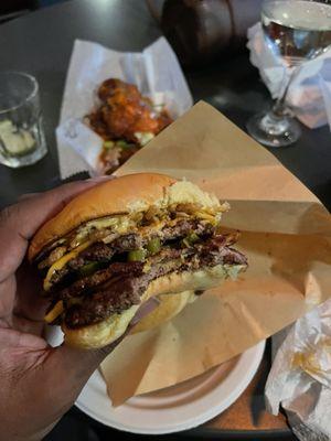 Rodeo burger extra Pattie (dbl)