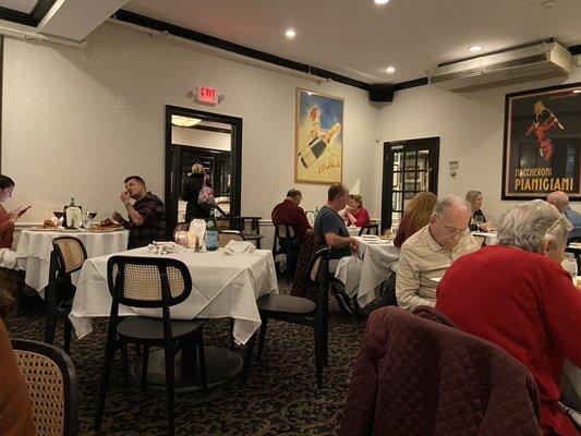 Quieter dining room