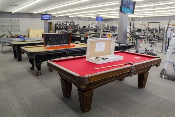 Be sure to check out our Brunswick pool tables!