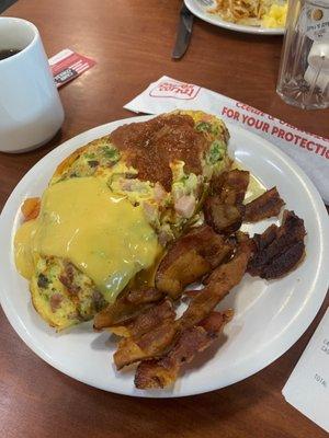 That's a big ass omelette!