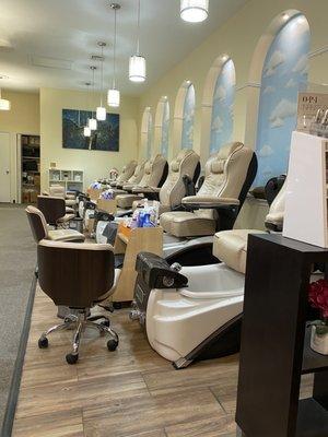 Pedicure spa chairs