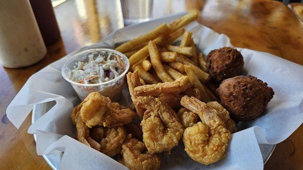 Fried Shrimp platter.