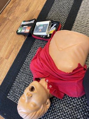 CPR & AED learning kit