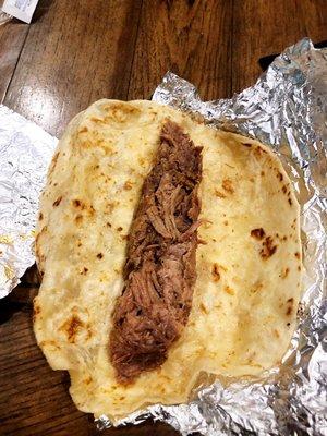 Breakfast taco - Barbacoa