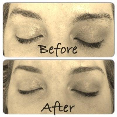 Beautiful brow shaping!!