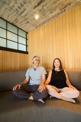 Each session for couples begins with a clinician-guided biofeedback meditation to help you both relax, reduce stress, and reconnect.