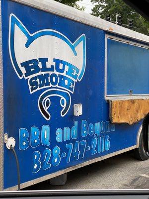 Blue Smoke blue truck