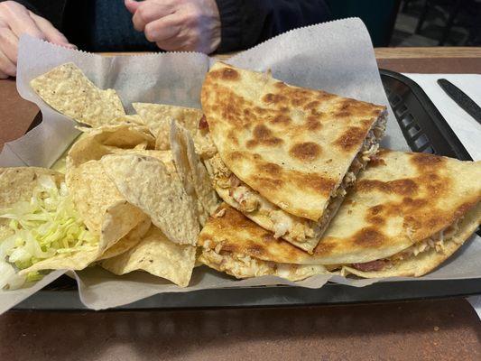 Chicken quesadillas