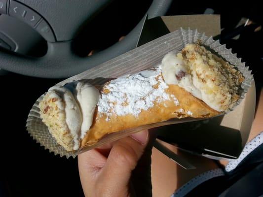 big, delicious cannoli!