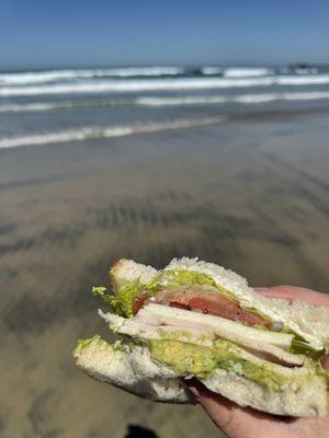 Turkey, Jack Cheese and Avocado Sandwich Turkey, Jack Cheese and Avocado Sandwich