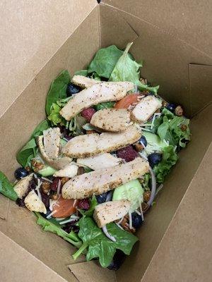 Grilled Chicken Salad - to-go and without dressing