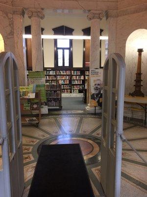 Domed area w/murals, marble finishes & mosaic floors