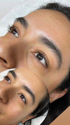 A Lashlift  service can help brighten up the eyes. Before and after pics to capture the magic .