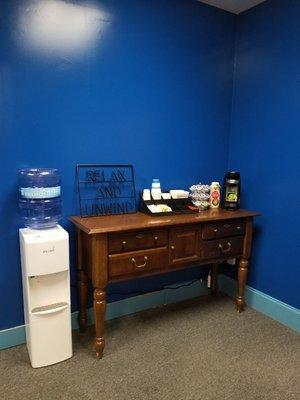 Coffee/tea station