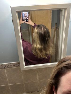 my "fixed" hair