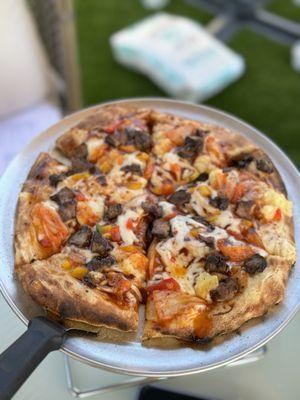 BBQ pizza