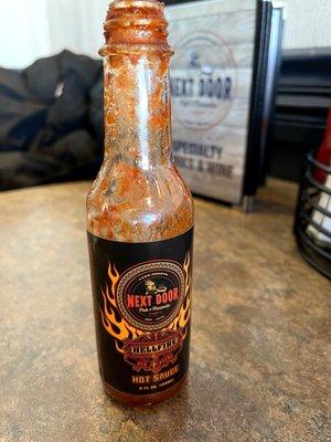 The not so hot, hellfire hot sauce