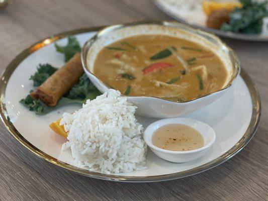 Red Curry lunch portion