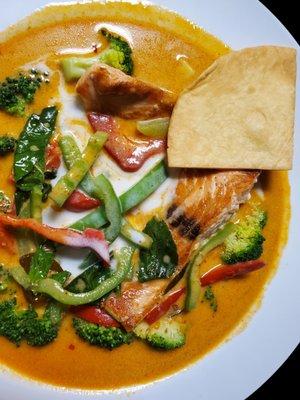 Grilled Salmon Curry