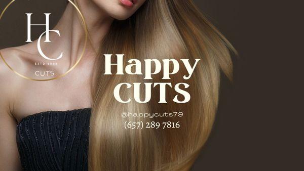 Happy cuts  un negocio familiar  en el que puedes confiar para el cuidado  de tu cabello