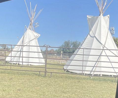 Tepee displays