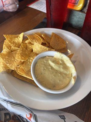 Chips and queso