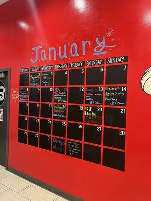 Monthly Calendar! Every month CB has amazing themed rides. There is something for everyone.