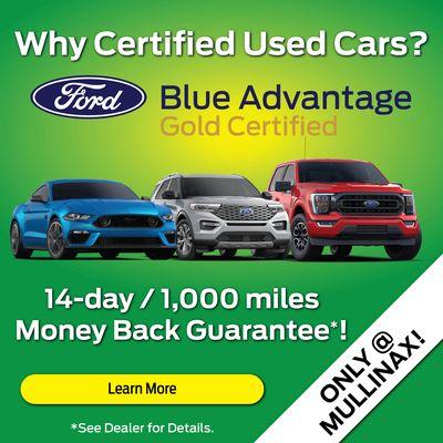 Mullinax Ford of Kissimmee - CPO Money Back Guarantee