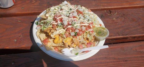 Chicken nachos