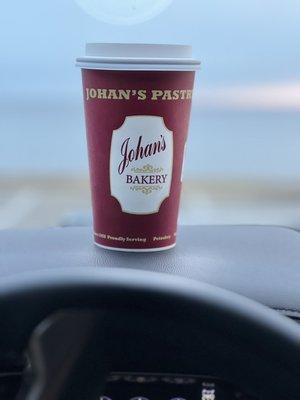 Not every morning is a sunrise, but as long as I have my Johan's Coffee  it's still a great start!