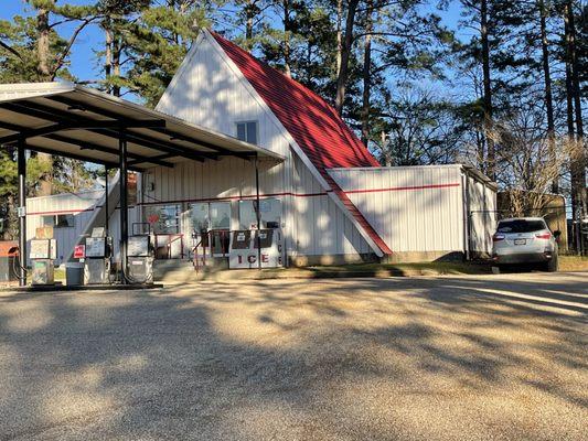 Convenience store has all your camping needs.