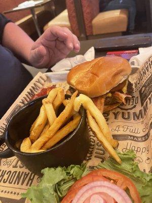 Western bbq burger