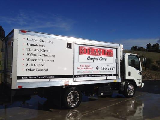 Our State of the Art fully contained Aero Tech truck.