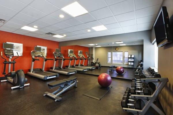 Expanded Fitness Center with Life Fitness equipment