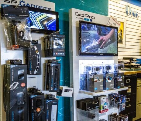 We have a large selection of GoPro cameras and accessories