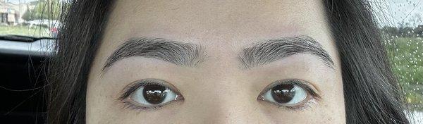 02.25.2023 || Eyebrow threaded by Usha.