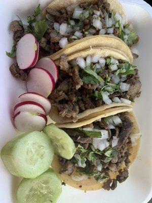 Carne asada tacos. Yummy