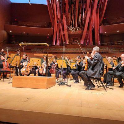 Up close & personal ! Looking forward to another lovely concert by Los Angeles Philharmonic  ! :)