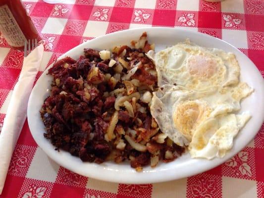 Awesome! The hash has crispy bits!!