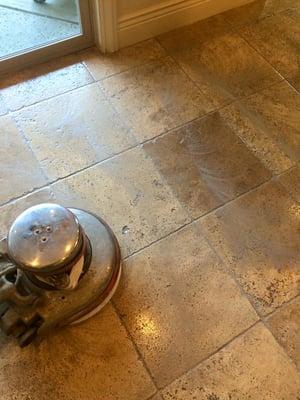 Even by moping your floors everyday dirt build up can still happen, give us a call for our tile deep cleaning