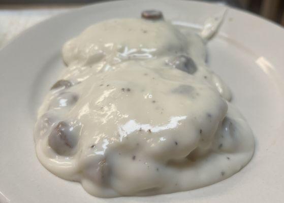 half order of biscuits and gravy