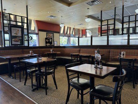 Corner Bakery dining area.