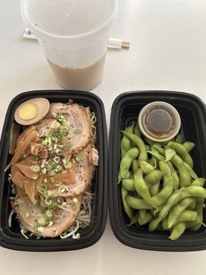 Steamed Soy Beans   Edamame  Pork Cutlet   Tonkatsu