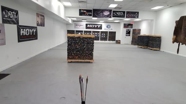 This is the 20 yard indoor range.