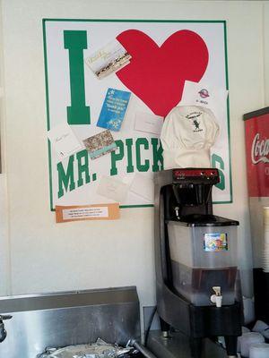 Mr Pickle sign