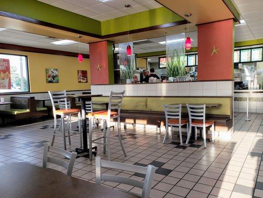 Seating Area at Arby's Pilot Travel Center Wytheville