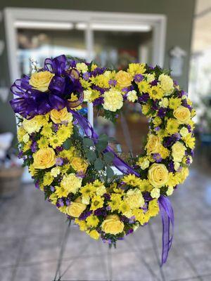 Heart Wreath. Starting @ $165