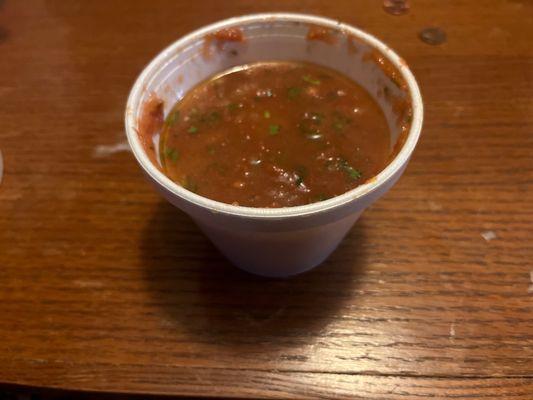 The salsa was good, at least it was Authentic, but then again it was $5. This was the best part of my meal.